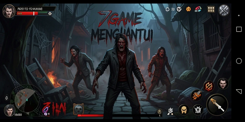 Tangkapan layar menampilkan gameplay mencekam dari 7GAME.