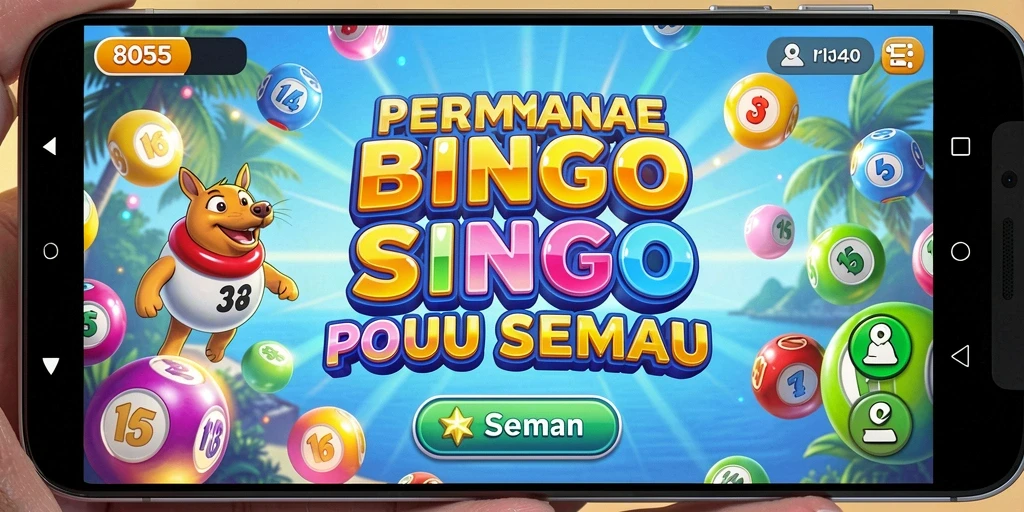 Tampilan gameplay seru Bingo di aplikasi 8055.