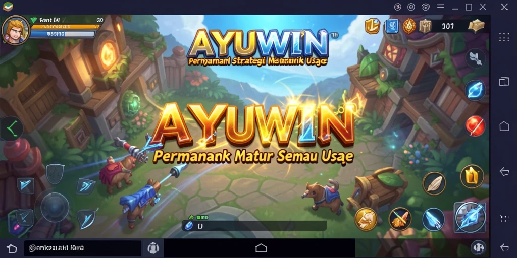 Tampilan gameplay AYUWIN dengan strategi menantang.