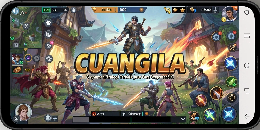 Tampilan gameplay menakjubkan di dunia CUANGILA yang penuh strategi.