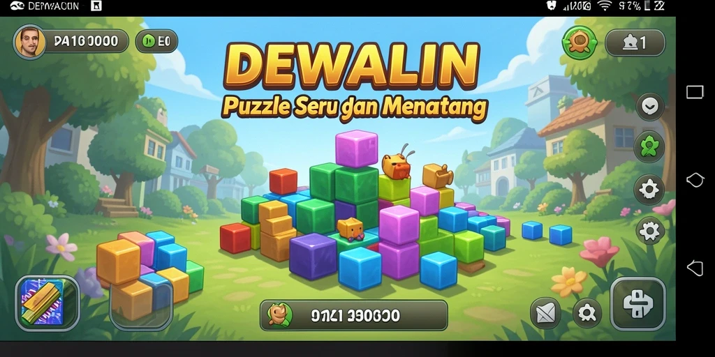 Menampilkan gameplay DEWALIN yang mengasyikkan dan menantang.