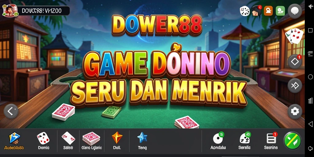 Tampilan gameplay DOWER88 yang menegangkan dan seru.
