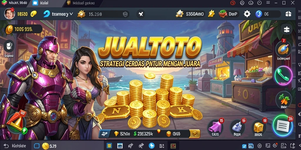 Tampilan permainan strategi JUALTOTO yang menantang dan seru.