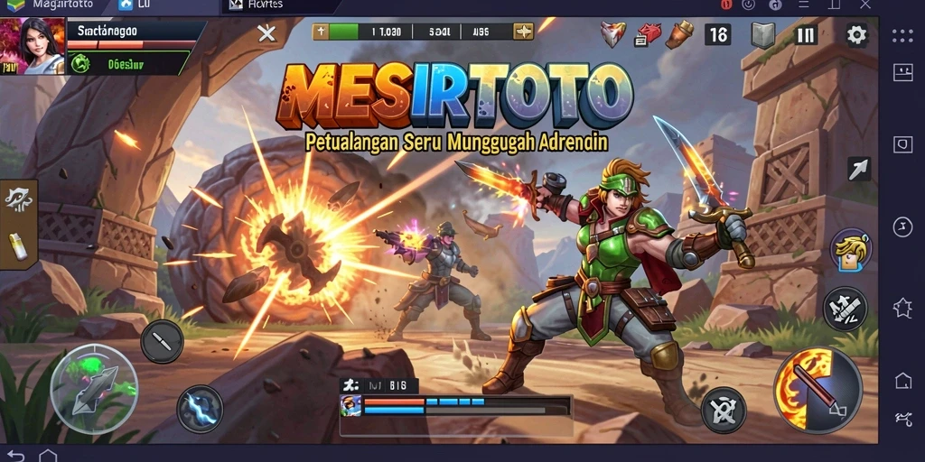 Tampilan gameplay MESIRTOTO yang menakjubkan dan penuh tantangan.