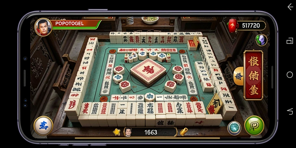 Gameplay seru dan mendebarkan di POPOTOGEL dengan Mahjong.