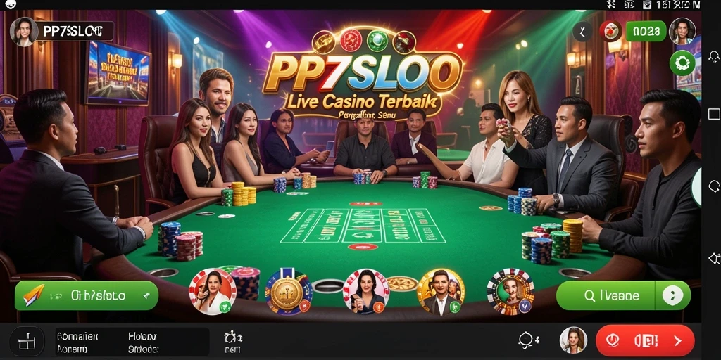 Tampilan screenshot utama PP7SLOT menunjukkan dealer langsung yang siap melayani pemain.