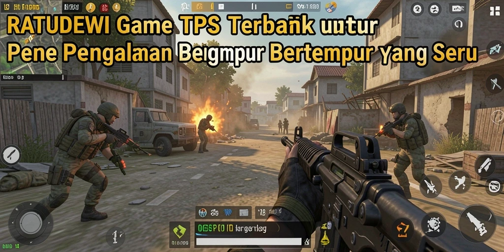 Tampilan gameplay RATUDEWI yang mendebarkan di medan perang.