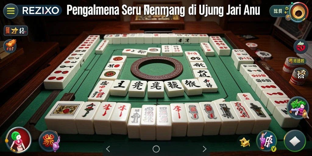 Screenshot gameplay <strong>REZIXO</strong> menampilkan momen seru bermain Mahjong.