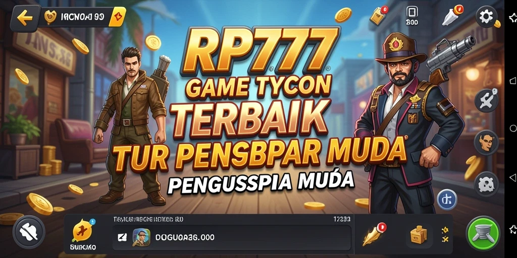 Tampilan gameplay RP777 yang menarik dan interaktif dalam simulasi Tycoon.