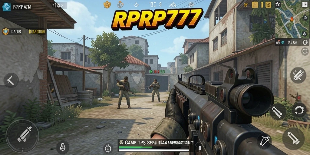 Screenshot RPRP777 yang menampilkan aksi seru dalam gameplay TPS.