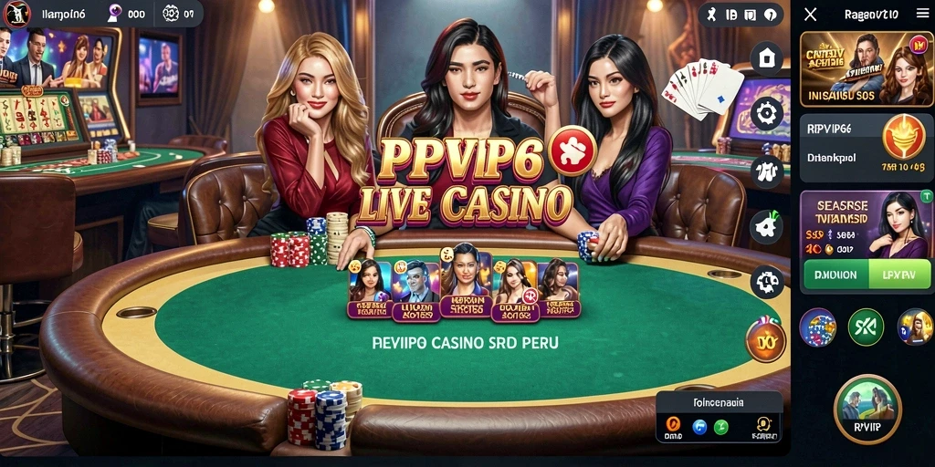 Tampilan gameplay seru di Live Casino RPVIP6 yang memikat.