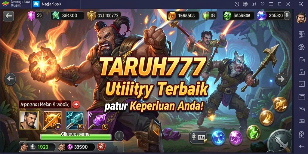 Tampilan antarmuka TARUH777 yang intuitif dan menarik.