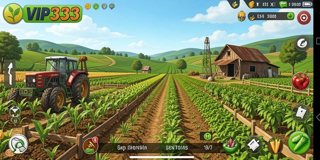 Tampilan screenshot VIP333 dengan gameplay pertanian yang seru.