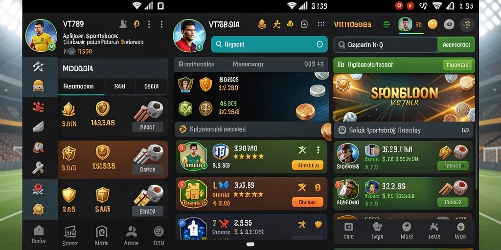 Tampilan permainan taruhan olahraga yang menarik dan responsif di VT789.